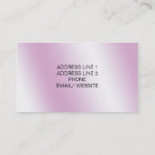 Carte de visite de maquillage (Dos)