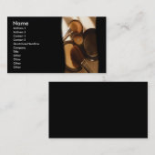 Carte de visite de maquillage (Devant / Derrière)