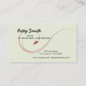 Carte de visite de maquillage (Dos)