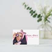 Carte de visite de maquillage (Debout devant)