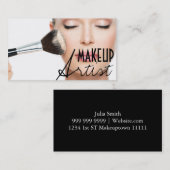 Carte de visite de maquillage (Devant / Derrière)