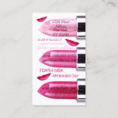 Carte de visite de maquillage (Dos)