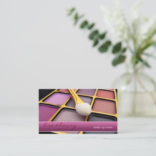 Carte de visite de maquillage (Debout devant)