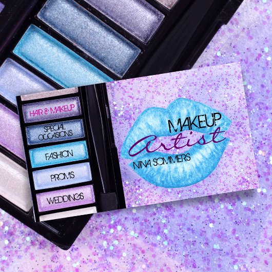 Carte de visite de maquillage