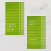 Carte de visite de maquillage (Devant / Derrière)