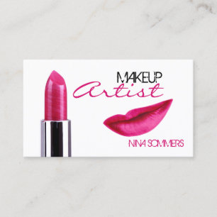 Carte de visite de maquillage