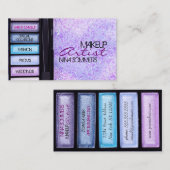 Carte de visite de maquillage (Devant / Derrière)