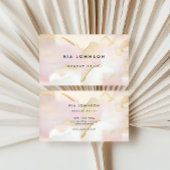 Carte de visite de maquillage blush & Gold