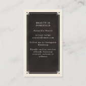 Carte de visite de maquillage céleste (Dos)