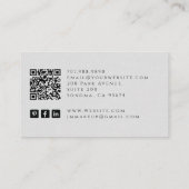 Carte de visite de maquillage de Tarot (Dos)