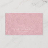 Carte de visite de maquillage et poils roses migno (Dos)