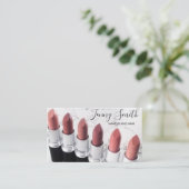 Carte de visite de maquillage Lipstick (Debout devant)