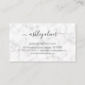 CARTE DE VISITE de maquillage MARBRE (Dos)