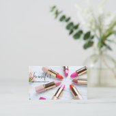 Carte de visite de maquillage nuptial (Debout devant)