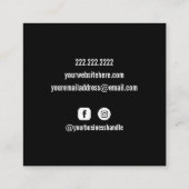 Carte de visite de maquillage personnalisé (Dos)