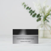 Carte de visite de maquillage pour stylo cheveux (Debout devant)