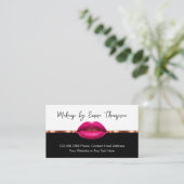 Carte de visite de maquillage tendance classique (Debout devant)