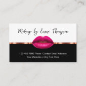 Carte de visite de maquillage tendance classique (Devant)