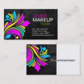 CARTE DE VISITE DE MAQUILLEUR (Devant / Derrière)