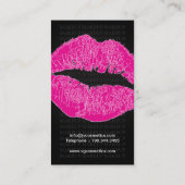 CARTE DE VISITE DE MAQUILLEUR (Dos)