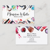 Carte de visite de maquilleur (Devant / Derrière)