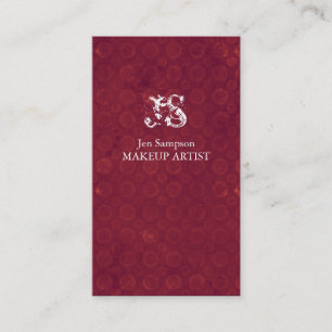 Carte de visite de maquilleur