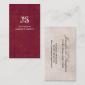 Carte de visite de maquilleur (Devant / Derrière)