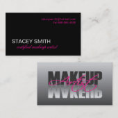 CARTE DE VISITE DE MAQUILLEUR (Devant / Derrière)