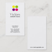 Carte de visite de maquilleur (Devant / Derrière)