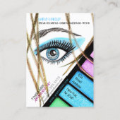 Carte de visite de maquilleur (Dos)