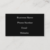 Carte de visite de maquilleur (Dos)