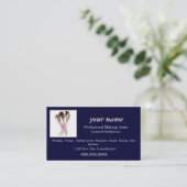 Carte de visite de maquilleur (Debout devant)