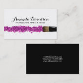 CARTE DE VISITE DE MAQUILLEUR (Devant / Derrière)