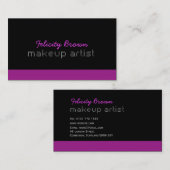 Carte de visite de maquilleur (Devant / Derrière)