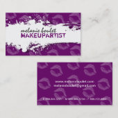 CARTE DE VISITE DE MAQUILLEUR (Devant / Derrière)