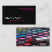 CARTE DE VISITE DE MAQUILLEUR (Devant / Derrière)