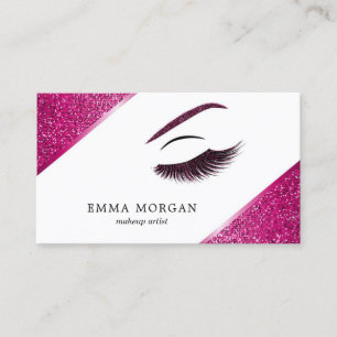 Carte de visite de maquilleur avec l'effet de