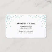 Carte de visite de maquilleur avec l'effet de (Dos)
