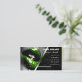 Carte de visite de maquilleur de salon (Debout devant)