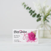 Carte de visite de maquilleur de salon (Debout devant)