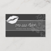 Carte de visite de maquilleur - lèvres de (Dos)