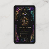 Carte de visite de maquilleuse de luxe avec code Q (Devant)