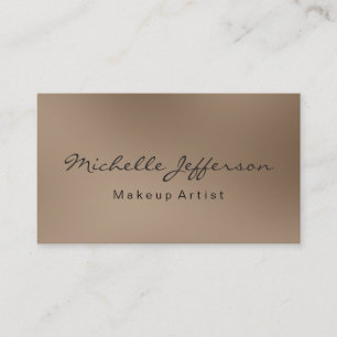 Carte de visite de maquilleuse professionnelle Bro