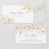 Carte de visite de marais (Devant / Derrière)