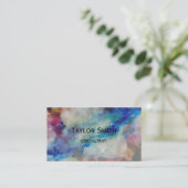 carte de visite de marbre de couleur de pierre de (Debout devant)