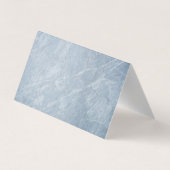 Carte de visite de marbre gris glacial (Dos)