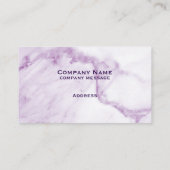 Carte de visite de marbre pourpre (Dos)