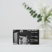 Carte de visite de marchand de carte (Debout devant)