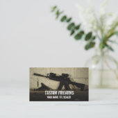 Carte de visite de marchand de FFL (Debout devant)