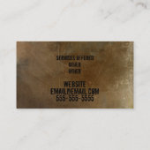 Carte de visite de marchand de FFL (Dos)